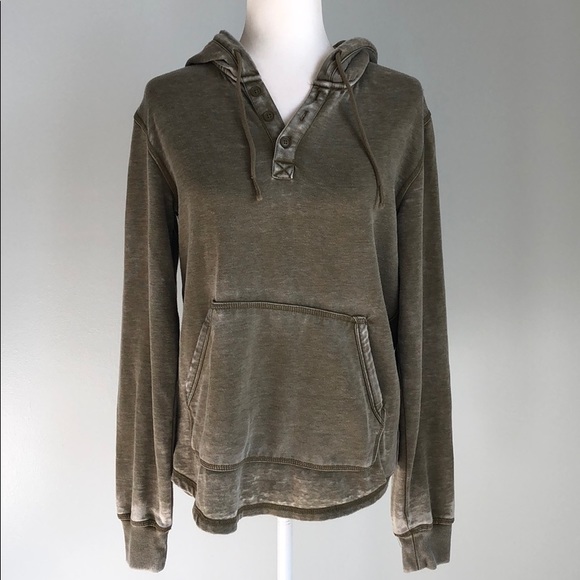 Lucky Brand Other - Lucky Brand Burnout Hoodie in Green